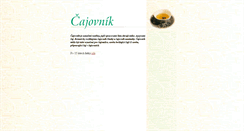 Desktop Screenshot of cajovnik.cz